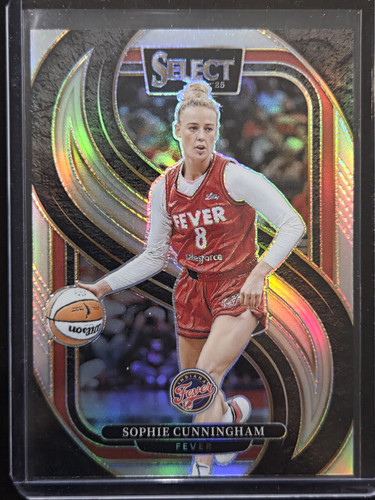 Panini 2025 Select WNBA Sophie Cunningham Premier Level Silver Prizm #159 Fever