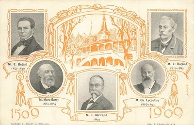Bétant-Rochat-Barry- Lecoultre-Bertrand-400th Anniversary-Switzerland POSTCARD