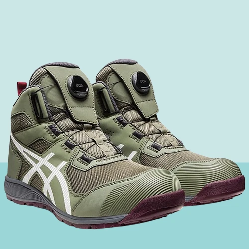 Scarpe antinfortunistiche ASICS Winjob CP214 TS Boa 1271A056.300 colore: verde simile x bianco W