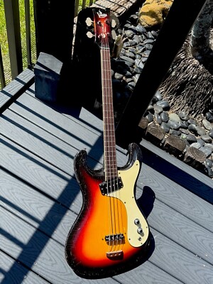 1964 Mosrite Ventures Bass a 1st issue example w/all the cool