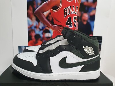 Nike Air Jordan 1 Mid SE Panda Elephant Men's UK 9 EUR 44 (FB9911