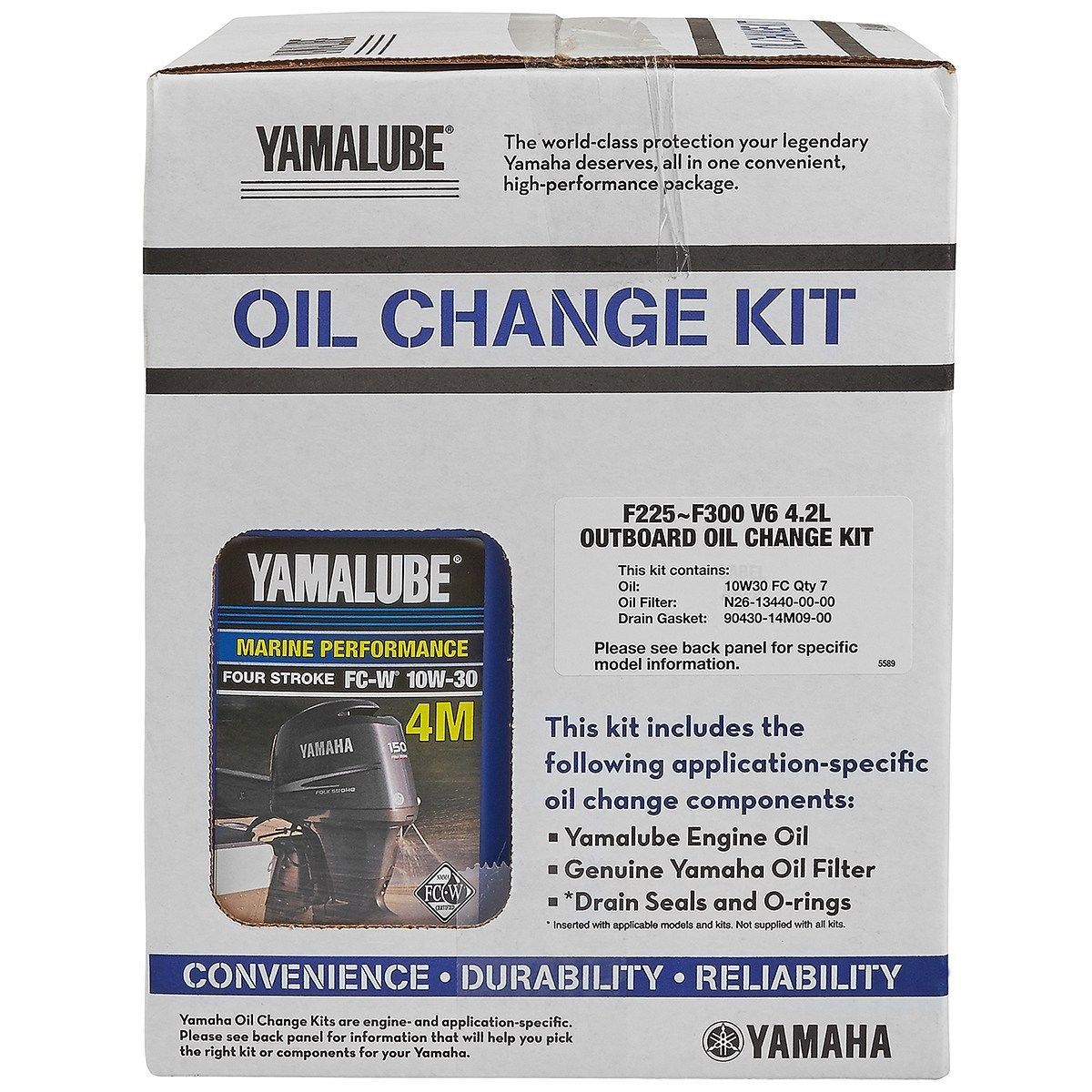 YAMAHA OEM Outboard Oil Change Kit LUB-MRNXL-KT-10 F225 F250 F300