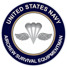 US Navy Aircrew Survival Equipmentman AZ Bumper Sticker Military Vinyl Decal 5"