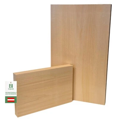 EDPAS Tavola in legno di tiglio intagliato grande da intagliare - spessore 3 - 3,5 cm