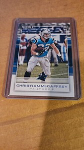 CHRISTIAN McCAFFREY 2017 PANINI PLAYOFF #211 ROOKIE