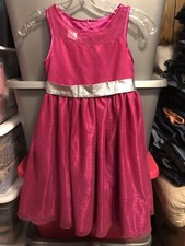 Princess Faith girls fancy pink dress size 7