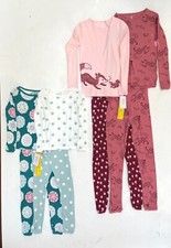 Carter  s Girls or Just One You, 2-4 PC Snug Fit Long Sleeve Pajama Sets 5-10 NWT