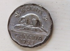 1953 SF Canada 5 Cents Elizabeth II