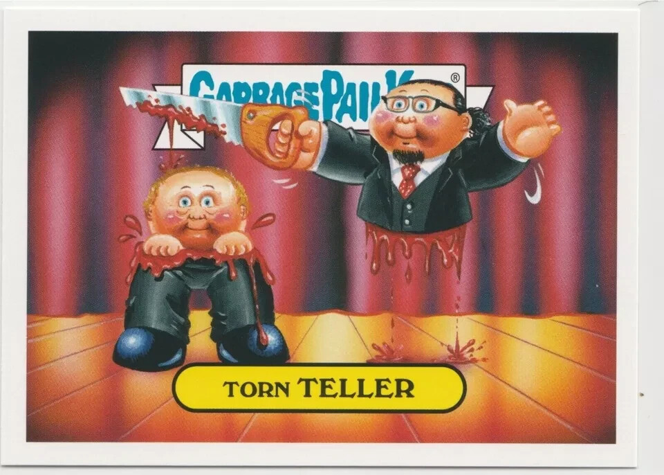 Torn Teller 11b Garbage Pail Kids GPK 2016 Prime Slime Trashy TV Trading Card