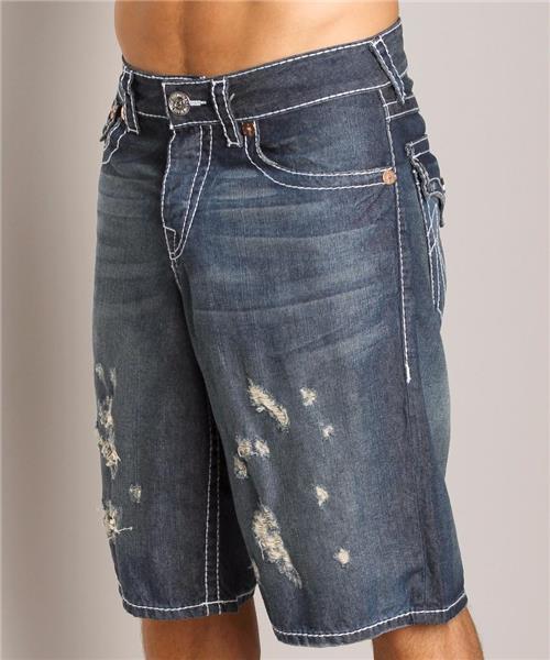 New With Tag!! Authentic!! True Religion PCH Men's Denim Board Shorts