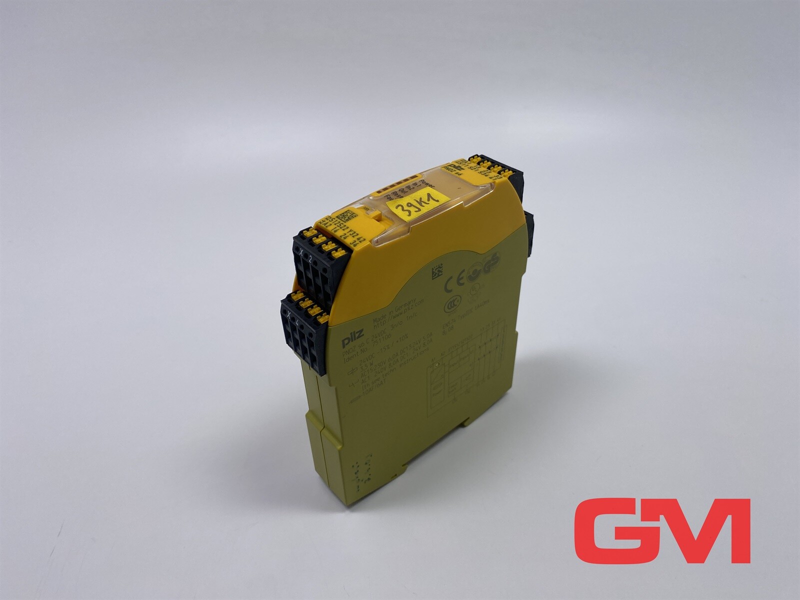 Mushroom Safety Switching Device PNOZ s6 C 24VDC 3 n/o 1 n/c Safety Relay 751106