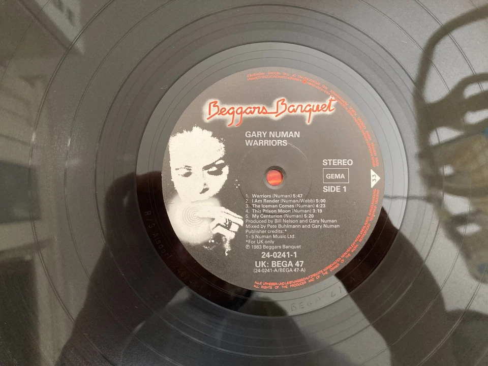 Gary Numan ‎_ Warriors _ Vinile LP 33giri 12" _ 1983 Beggars eu 1st press MINT - Imagen 4 de 4