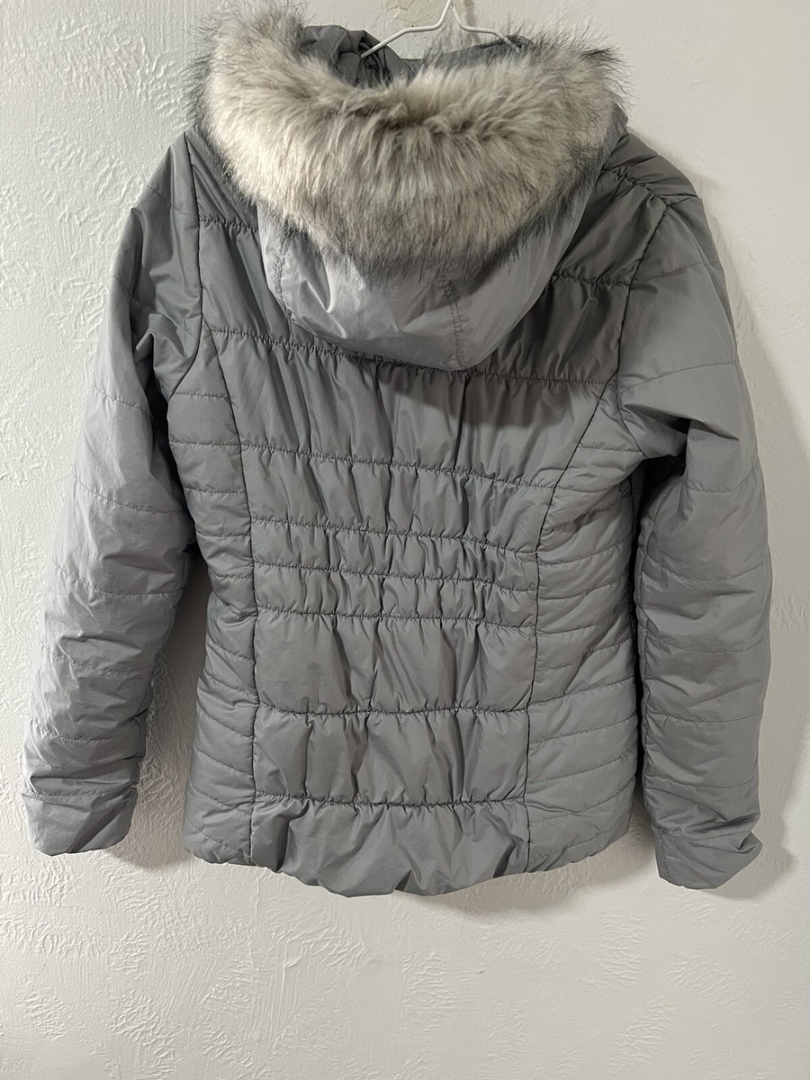 Columbia フード付きグレーウェア ファー付き 防水 TITANIUM Columbia フード付きグレーウェア ファー付き 防水 TITANIUM