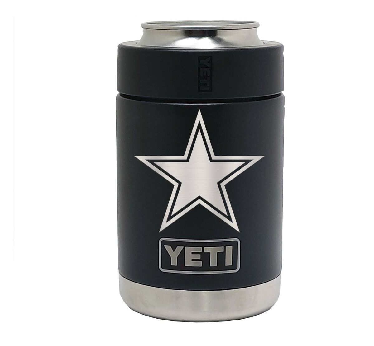 Laser Engraved YETI Rambler With Dallas Cowboys Star-customizable