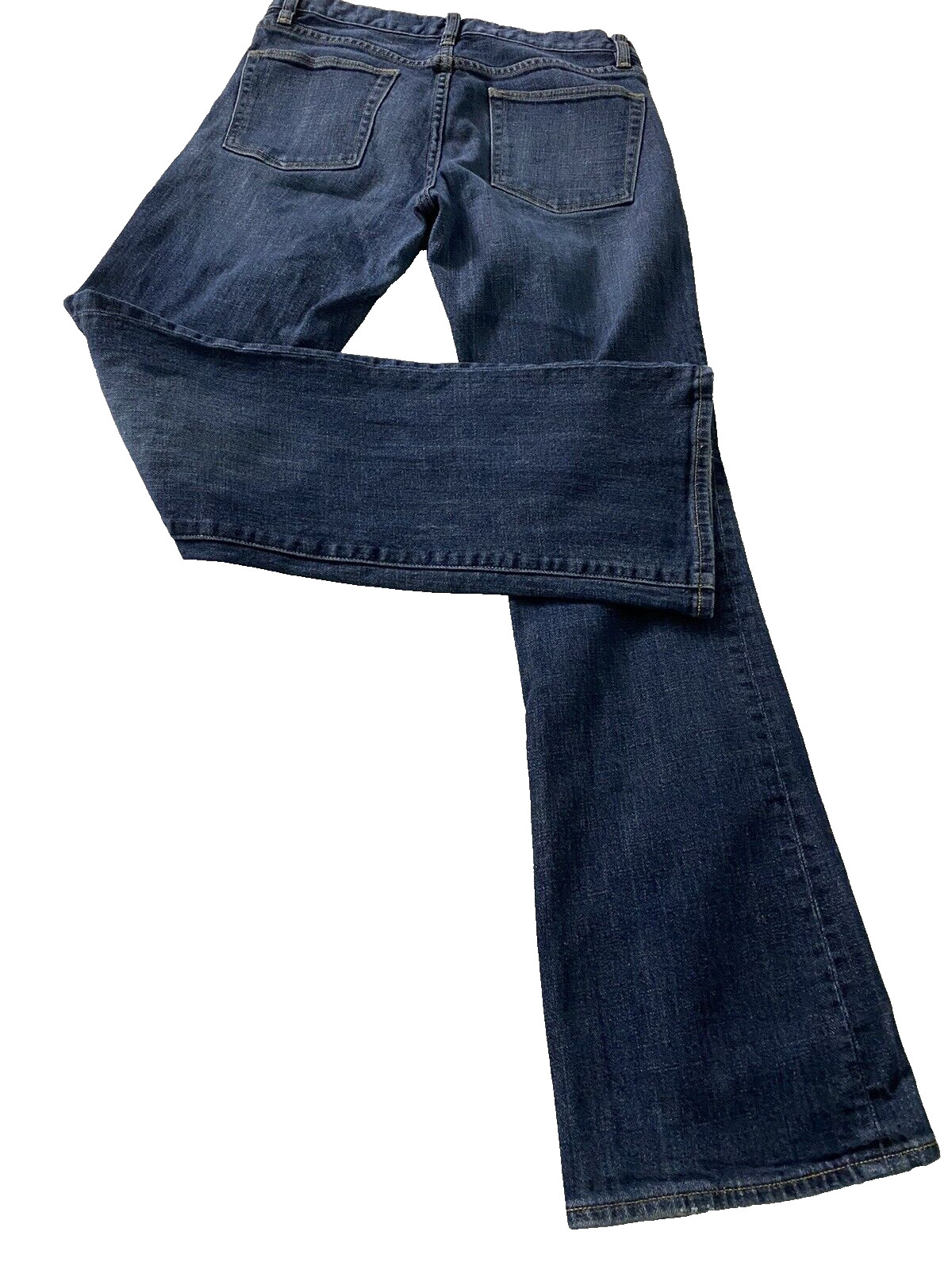 J. Crew Woman’s Denim Jeans Medium Wash Blue 26R Bootcut Y2K image 2