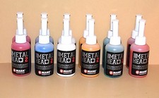 12 Metal Head Paint Marker 2 Oz Metal Marking Red White Blue Green Yellow Orange