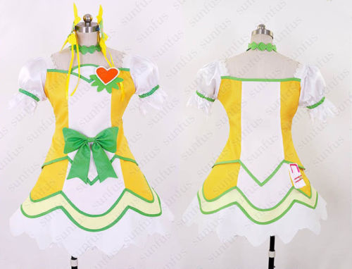 Dokidoki! PreCure Cure Rosetta Alice Yotsuba cosplay costume Dokidoki! PreCure Cure Rosetta Alice Yotsuba cosplay costume