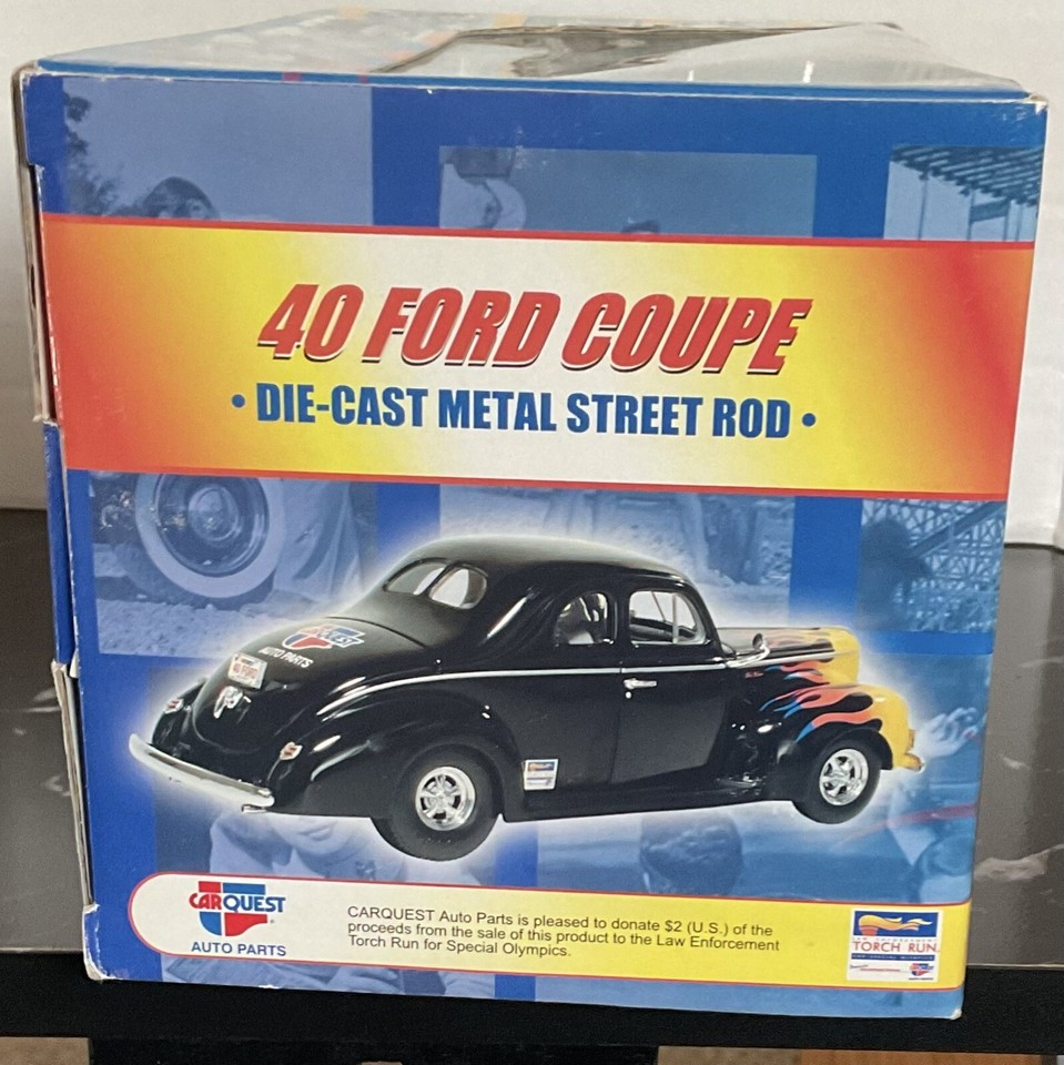 Carquest 40 Ford Coupe die cast toy car 2003 gear street rod 14003 in