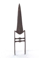 Steel Katar Dagger Tiger Knife 1900s Old Indian Antique Rare Hand Forged