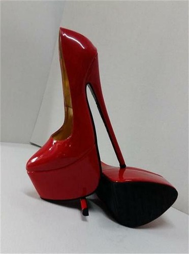 Ladies Sexy Extreme High Heels Platform Shoes Slip On Nightclub Patent  Leather | eBay