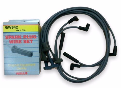 Wells QW842 Spark Plug Wire Set GM 6 cylinder GMC Chevrolet 1978-1984 2X1133 NEW - Picture 1 of 1