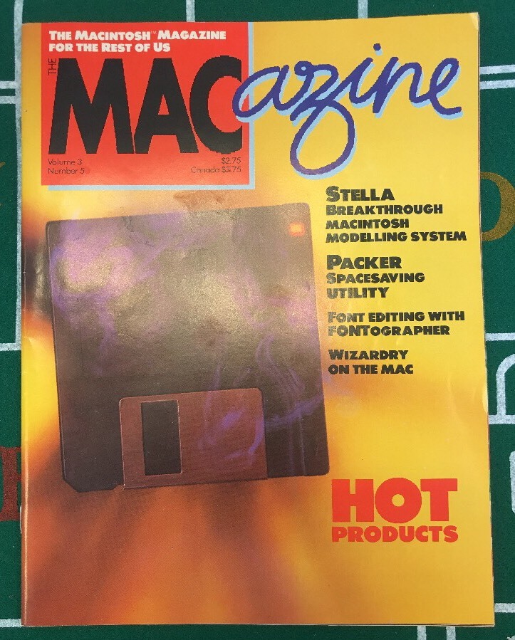 MACazine Magazine Volume 3 No 5 May 1986 Apple Macintosh Mac