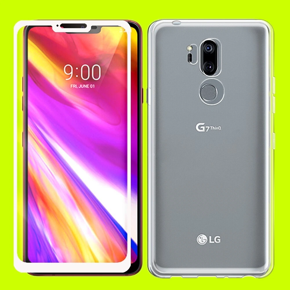 Scratch Resistant Screen Protector Film Soft Case fits LG G7 ThinQ LM-G710VMX