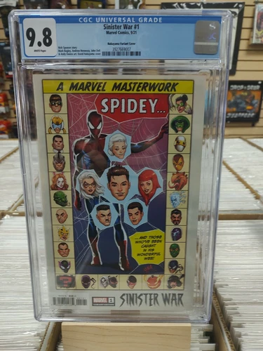 Sinister War 1 CGC 9.8 Nakayama 1:25 varaint