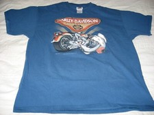 Harley Davidson Men's Looney Tunes Taz Marvin 2011 T Shirt Medium