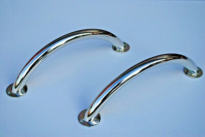 Paar Haltegriffe 300 mm x 25 mm 316 Edelstahl. Marine Grade