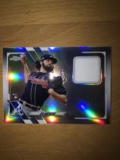 2021 Topps Chrome Ian Anderson RC Gold Refractor #49/50 Patch Jersey Relic Card