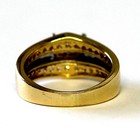 14k yellow gold 1.20ct VS1-SI2 G diamond semi mount engagement ring 6.5g estate — photo 6