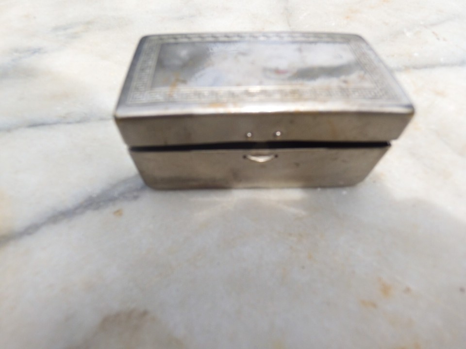 Vintage Gillette Safety Razor Case ONLY, Bostonian Chrome/Dark Violet ...