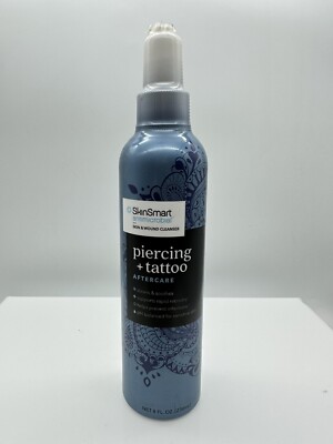 SkinSmart Antimicrobial Wound Cleaner Piercing and Tattoo Aftercare 8 fl