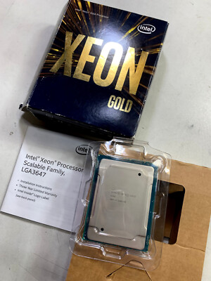 Xeon Gold 5240 18 Core 3.9Ghz Turbo 36 Thread 150w TDP Intel CPU Processor