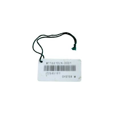 Rolex Submariner Date Oyster M Ref M116610LN-0001 weißes white Hang Tag Anhänger