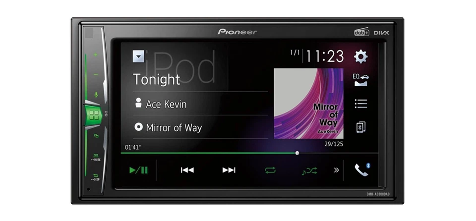 Pioneer Multimedia Autoradio Bluetooth DAB+ für Hyundai i20 ab 2014 schwarz - Bild 3 von 4