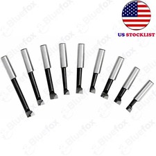 CARBIDE BORING BAR SET 12MM/9PC BORING HEAD T...