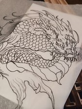 Custom X BESPOKE Tattoo Art - - Original Drawings Mailed. ANY SIZE.