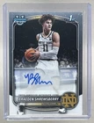 Braeden Shrewsberry 2025 Bowman #CPA-BS Chrome Auto Rookie 1st RC