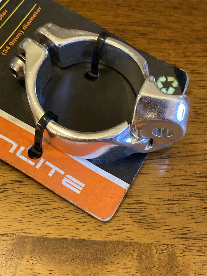 Переходник с тормозным зажимом деталь переключателя Sunlite 34,9 серебристый 1 3/8 дюйма - Изображение 2 из 4