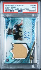 2013 TOPPS PLATINUM RC PATCH AUTO REFRACTORS KENNY STILLS 47/50 PSA 9 AUTO