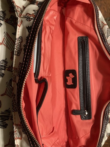 Radley Fleet Street Handbag. Medium Oilskin Cross Bag or Grab Bag - Picture 5 of 8