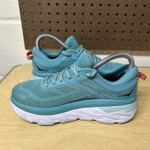 Sneakers Hoka donna One One Bondi 7 1110519 AEBL taglia 6 acqua running - Foto 6 di 9