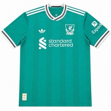Liverpool FC Adidas Authentic Jersey 25/26 Third Jersey Green - Nwt Sz L