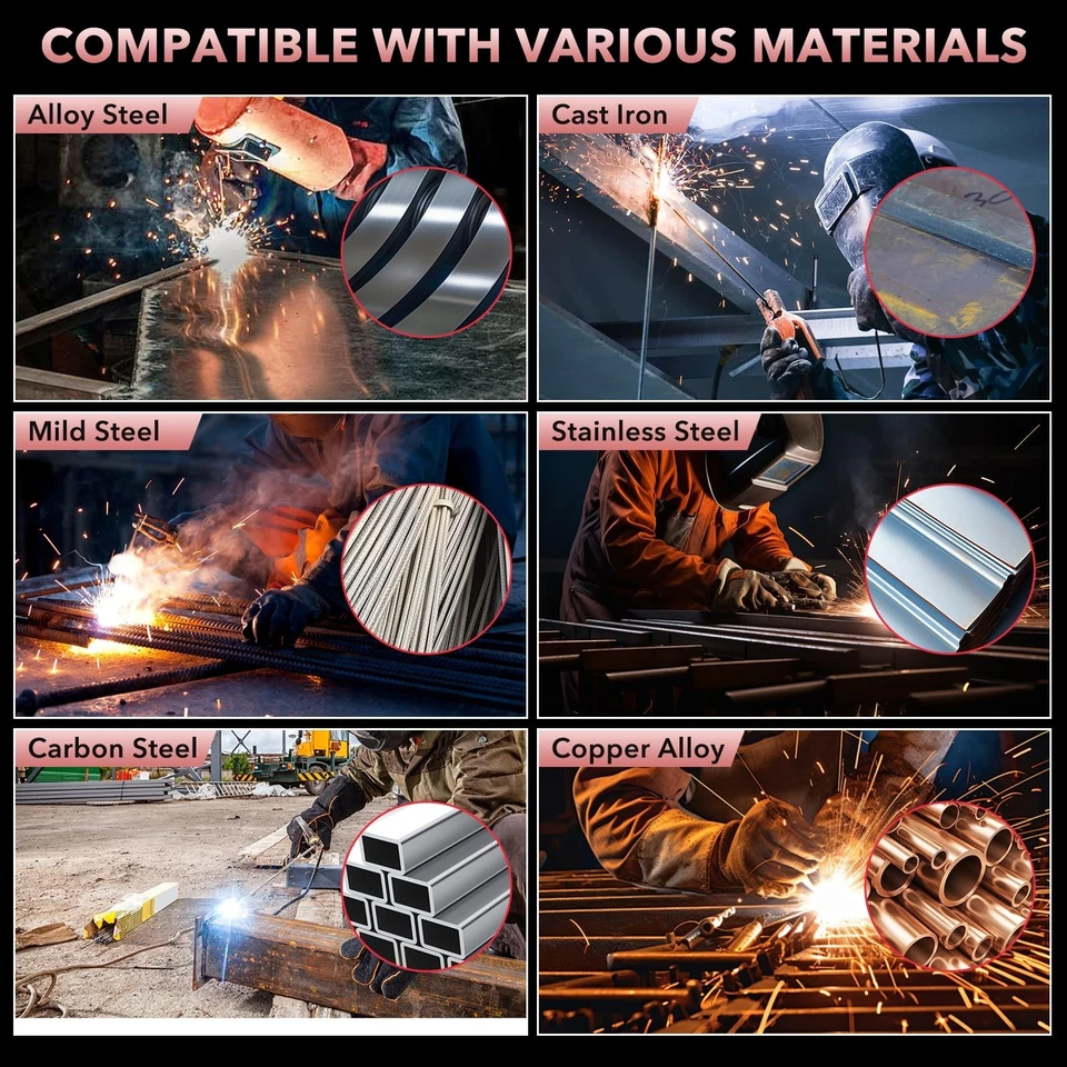 YesRight 200A 焊接机,110V 迷你弧形焊棒带 20 杆和护目镜 — 第 2/4 张图片