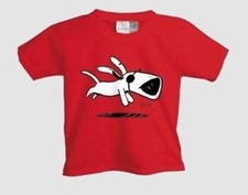 Ich + Ich (Adel Tawil) - Laufender Hund Kinder Shirt rot/red - Gr.: 130-140 (10)