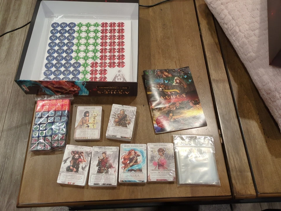 Ashes Reborn: Rise of the Phoenixborn Master Set New With Sealed Pieces! - Image 2 of 4