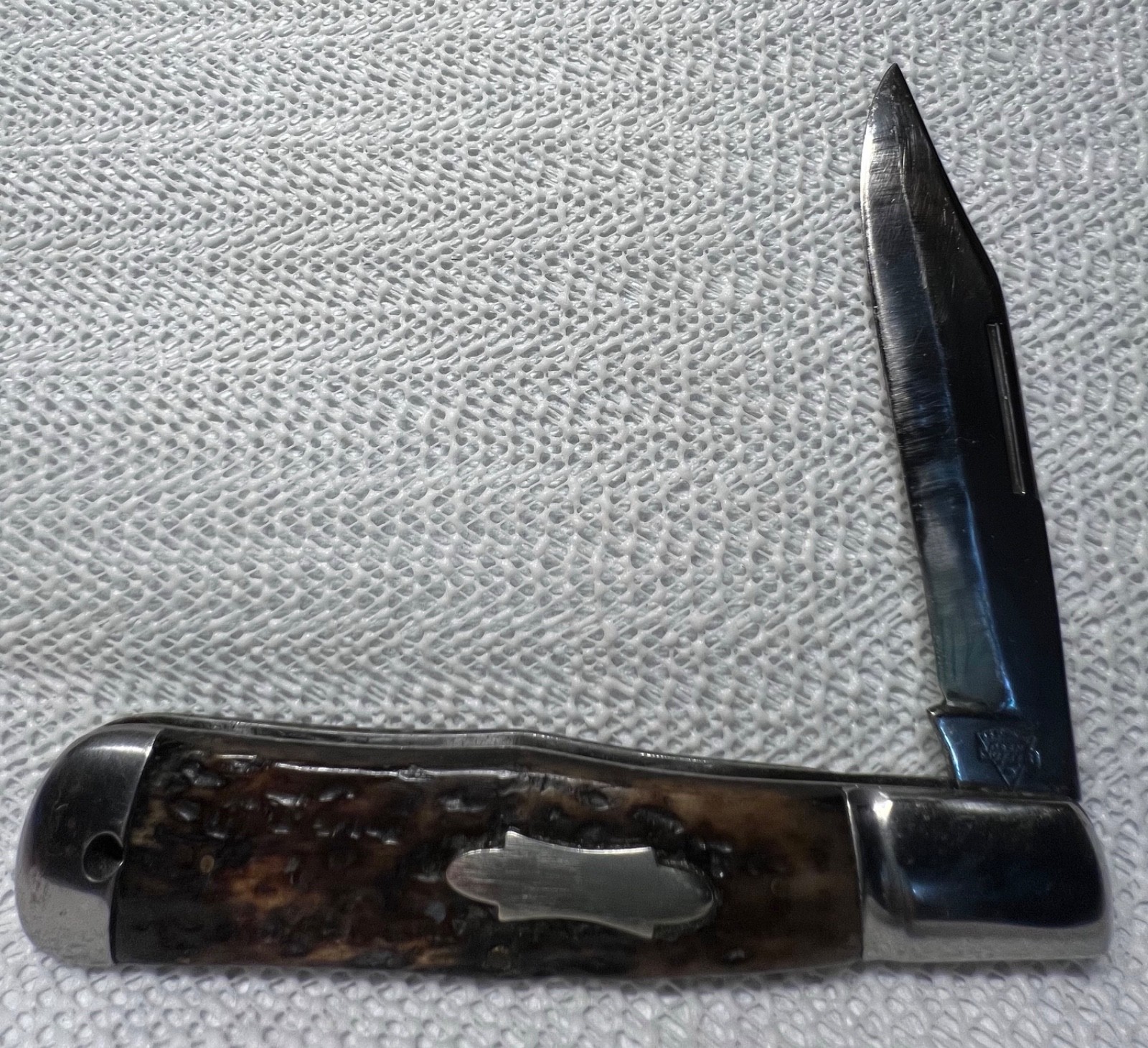 Keen Kutter 1920 Coke Bottle Folding Hunter Knife Jigged bone handle