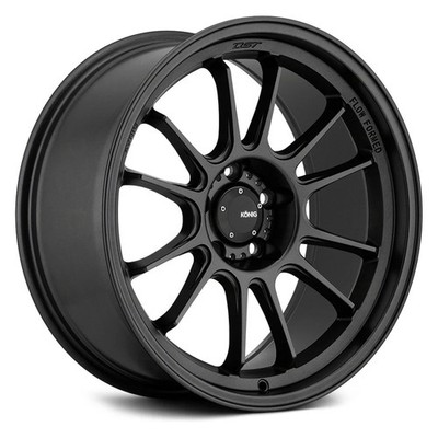 Konig HYPERGRAM Wheels 18x8.5 (43, 5x112, 66.56) Black Rims Set of 4
